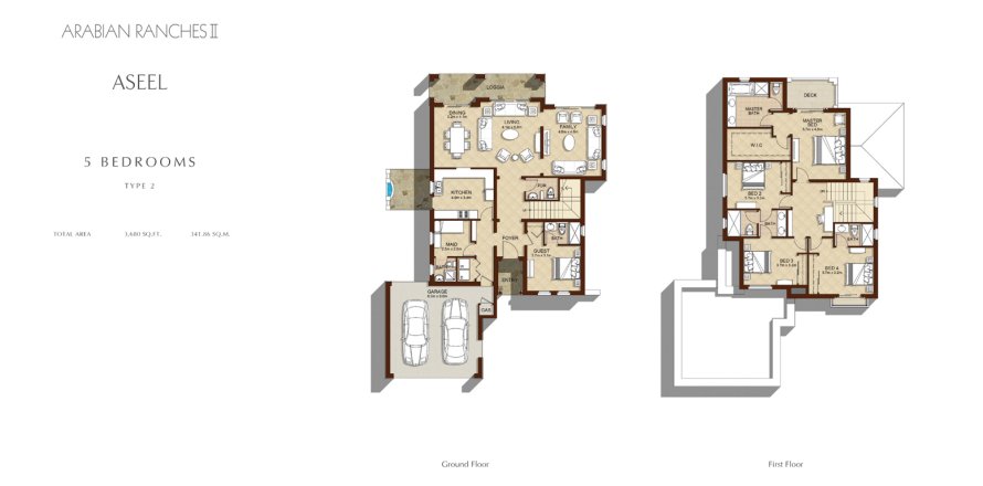 5 bedrooms Villa in Aseel, UAE No. 203824