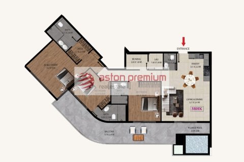Apartment de 3 dormitorios en Arjan, UAE No. 148388 3