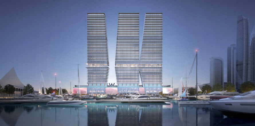 Квартира с 3 спальнями в W Residences Dubai Harbour, Dubai Harbour, ОАЭ №98050