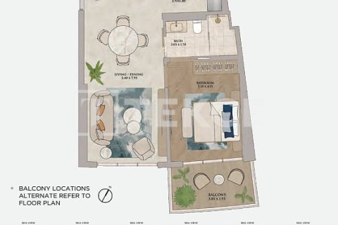 Appartement de 2 chambres à Dubai, UAE No. 152565 8