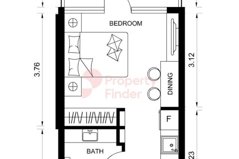 33.3m² Apartment in Al Furjan, UAE No. 198402 3