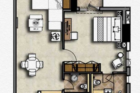 Apartment de 1 dormitorio en DAMAC MAISON MAJESTINE  No. 109162 5