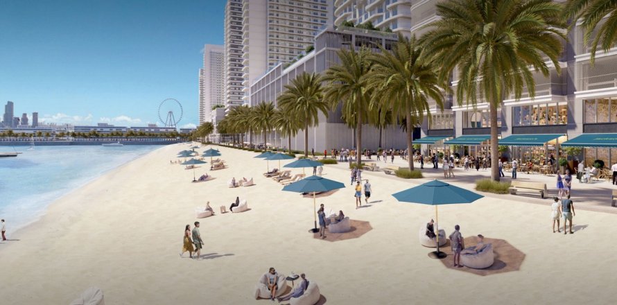 Apartment de 4 dormitorios en BEACHGATE BY ADDRESS Dubai, UAE No. 96402