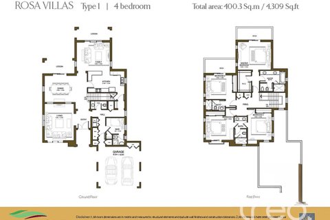 Villa de 4 chambres à Rosa, UAE No. 199152 3