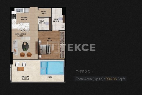 1 bedroom Apartment in Arjan, UAE No. 167437 24