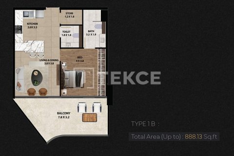 1 bedroom Apartment in Arjan, UAE No. 167437 22