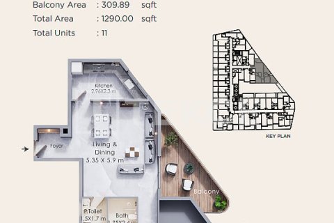 Appartement de 2 chambres à Dubai Land, UAE No. 167436 17