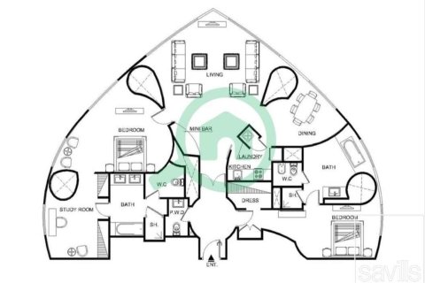 2 bedrooms Apartment  No. 116557 22