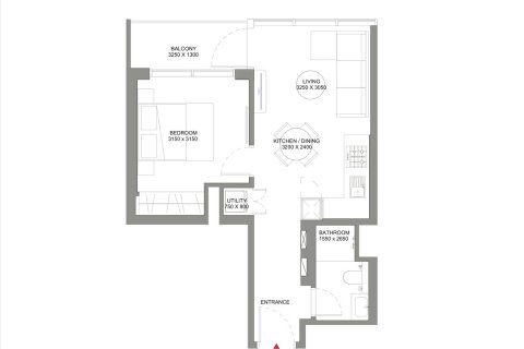 1 غرف نوم شقة  رقم 132231 11