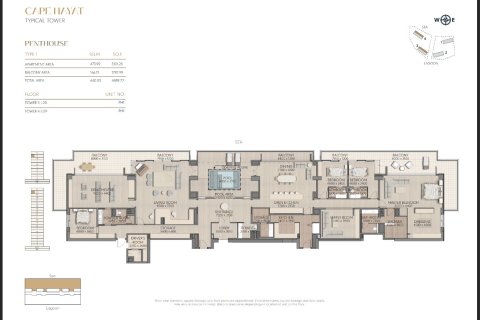 4 bedrooms Penthouse in Ras Al Khaimah, UAE No. 184289 16