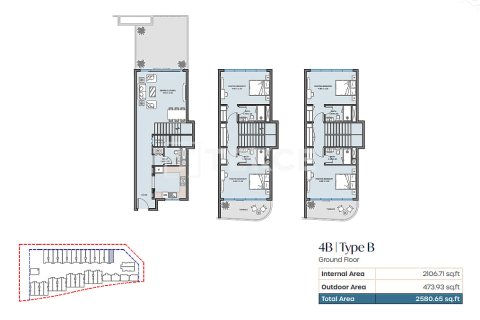 Townhouse de 3 chambres à Khalifa City, UAE No. 151310 16
