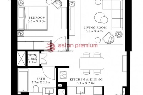 1 bedroom Apartment  No. 109384 12
