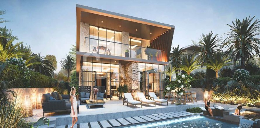 Вилла с 7 спальнями в Damac Lagoons, ОАЭ №155406