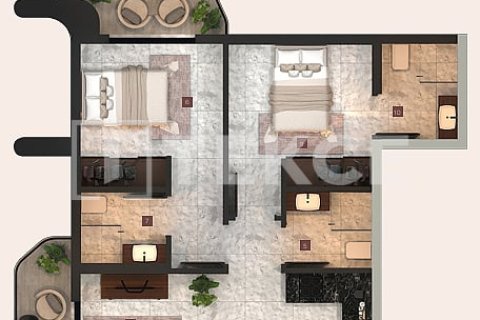 Apartment de 2 dormitorios en Dubai, UAE No. 161976 5