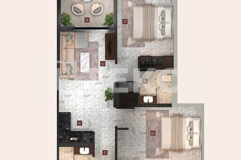 Apartment de 2 dormitorios en Dubai, UAE No. 161976 4
