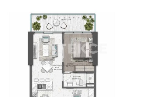 Appartement de 3 chambres à DAMAC Hills (Akoya by DAMAC), UAE No. 135549 12