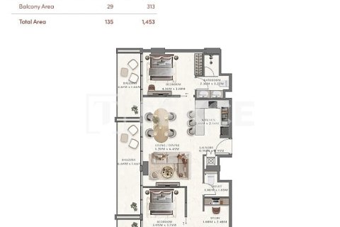Квартира с 1 спальней в Джабаль-Али, ОАЭ №208995 15