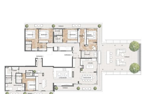 Пентхаус с 5 спальнями в Дубай Марина, ОАЭ №208994 24