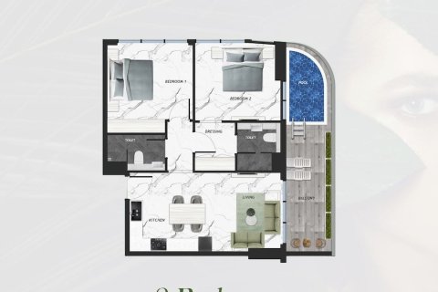 1 غرف نوم شقة في IVY GARDENS RESIDENCE Dubai Land, الإمارات العربية المتحدة رقم 97151 7