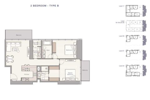 Apartment de 2 dormitorios  No. 108705 3