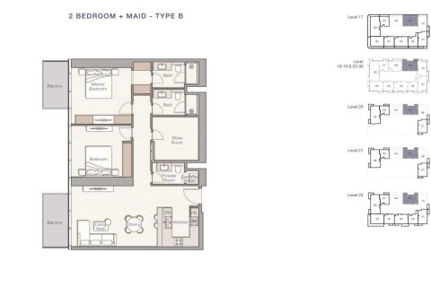 Квартира с 2 спальнями  №108704 4