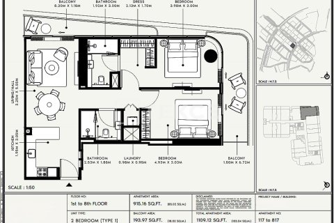 Appartement de 1 chambre à Jumeirah Village Circle, UAE No. 172264 15