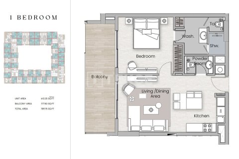 Studio Apartment in Arjan, UAE No. 172265 22