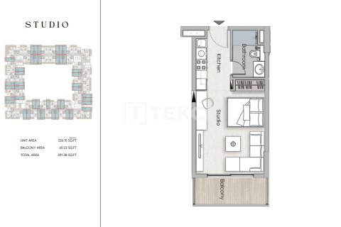 Studio Apartment in Arjan, UAE No. 172265 21