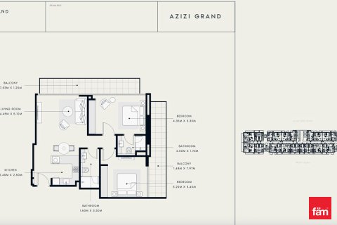 Apartment de 2 dormitorios en Dubai Sports City, UAE No. 163889 3
