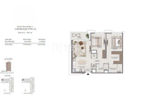 Appartement de 2 chambres à Dubai, UAE No. 136233 25