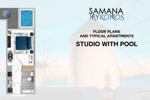 Квартира студия  №108996 5