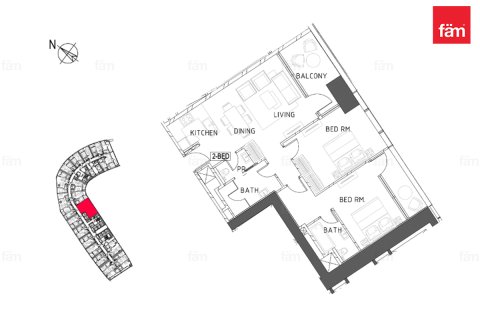 2 bedrooms Apartment in Business Bay, UAE No. 205171 13