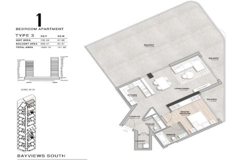 Appartement de 1 chambre  No. 123765 9