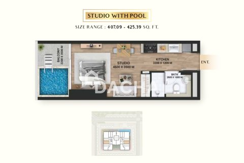 Apartamento tipo estudio Estudio en Dubai, UAE No. 170230 17