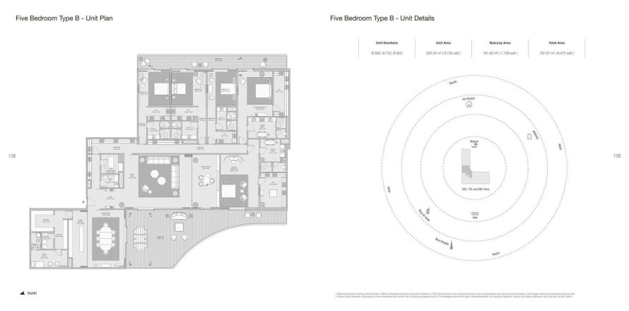 Apartment de 5 dormitorios en ARMANI BEACH RESIDENCES Palm Jumeirah, UAE No. 97671