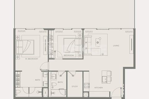 Apartment de 1 dormitorio en Arjan, UAE No. 210785 27