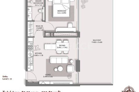 Apartamento tipo estudio Estudio en Al Satwa, UAE No. 210788 24