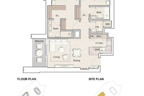 Apartment de 1 dormitorio en Jumeirah Lake Towers, UAE No. 154517 5