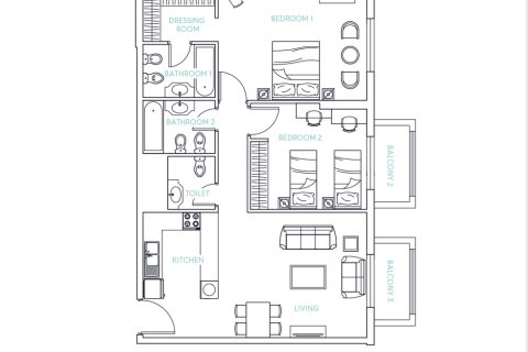 Studio Apartment in Dubai, UAE No. 170500 8