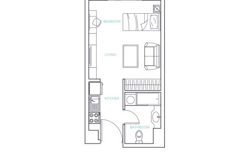 Studio Apartment in Dubai, UAE No. 170500 6