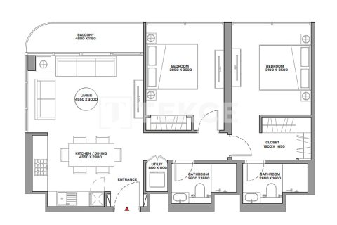 Apartment de 1 dormitorio en Umm Al Quwain, UAE No. 135331 14