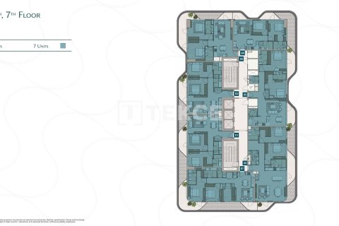 Квартира с 3 спальнями  №124822 27