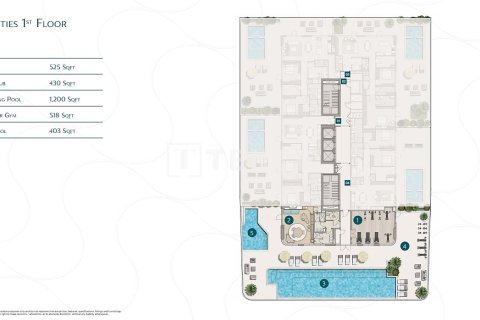 Квартира с 3 спальнями  №124822 24