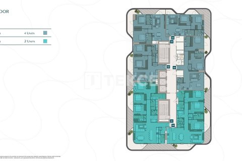 Квартира с 3 спальнями  №124822 29