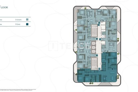 Appartement de 2 chambres  No. 124821 21