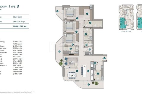 Appartement de 2 chambres  No. 124821 23