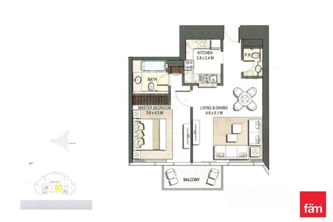 1 غرف نوم شقة في وسط مدينة دبي, الإمارات العربية المتحدة رقم 147685 26