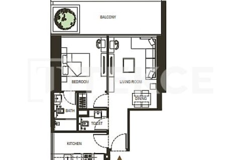 Apartamento tipo estudio Estudio  No. 92236 5