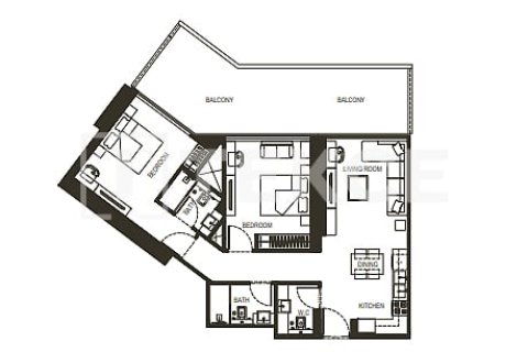 Apartamento tipo estudio Estudio  No. 92236 4
