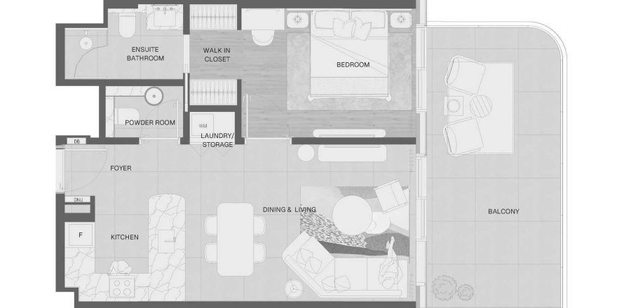 1 bedroom Apartment in Mondrian Al Marjan Island, UAE No. 149735